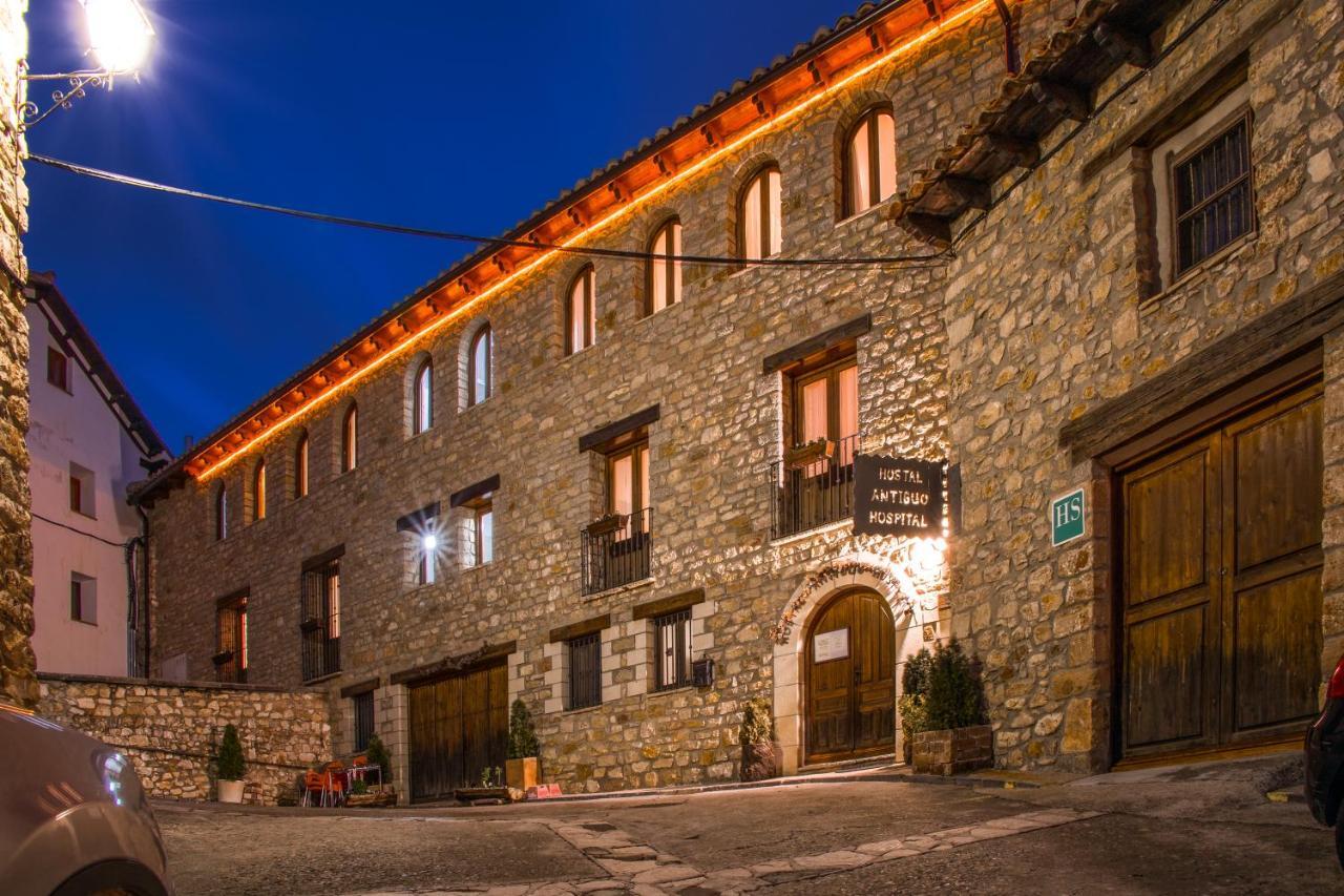 Hostal Antiguo Hospital Linares de Mora Esterno foto